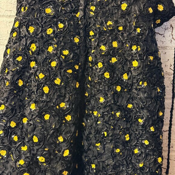 Victor Costa Vintage RARE Strapless / Halter Convertible Dress –Ribbon Rosette - Picture 5 of 15